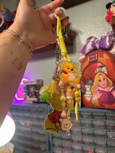 Load image into Gallery viewer, Concha Honey Bear Bag Charm | Beaded Bag Charm | Motel Keychain Bag Charm | Beaded Keychain | Custom Made | Limited Edition |

