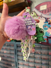 Load image into Gallery viewer, Pascal Bag Charm | Beaded Rope and Lace | Bedazzled | Pom Pom
