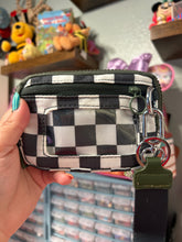 Load image into Gallery viewer, Turtley Dude Wristlet Wallet Olive Green Checkered | Turtle Charms | Wallet for the Parks | Magic Inspired |
