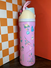 Load image into Gallery viewer, Park Princess Owala Pastel with Beaded Charm and Castle | Princess Accessories FreeSip 24oz
