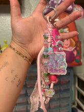 Load image into Gallery viewer, Waddle by Faith Christian Girly Bag Charm | Silly Goose x Jesus | Jesus Girly Bag Charm | Beaded Bag Charm | Glass Beads | Motel Keychain
