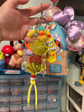 Load image into Gallery viewer, Hunny Bear Motel Keychain Bag Charm | Beaded Bag Charm | Hundred Acre Woods
