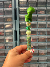 Load image into Gallery viewer, Rex Beaded Rhinestone Pen | T S 5 | Dinosaur Green Beaded Pen | Toy Story Inspired |
