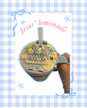 Load image into Gallery viewer, Christian Girly Summer Stanley Cup Topper | Lemonade Forrest Frank | Summer Accessories | Stanley Tumbler Accessories | Jesus Girl Gift | Gift for Her | Summertime Necessities
