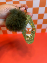 Load image into Gallery viewer, Pumpkin Spice Season Keychain | Pumpkin Season Girly Accessories | PSL Season Girl
