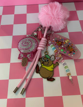 Load image into Gallery viewer, Gus Gus Signature Bag Charm | Snacks Mouse | Mouse Inspired | Princess Sidekick | Beaded Chain and Beaded Rope
