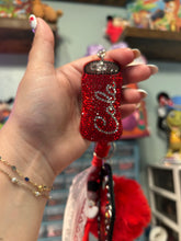 Load image into Gallery viewer, Soda Pop Girly Bag Charm | Motel Keychain Bag Charm | Cola Bag Charm | Red and Black Cherries Bag Charm | Black Bows Bag Keychains
