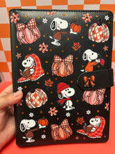 Load image into Gallery viewer, Fall Season Snoopy | Cozy Season Pumpkins A5 notebook Binder |
