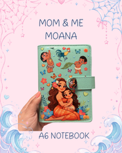 Load image into Gallery viewer, Mom &amp; Me Tropical A6 Notebook | Magic Inspired Binder Notebook | Mama Notebook |
