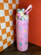 Load image into Gallery viewer, Park Princess Owala Pastel with Beaded Charm and Castle | Princess Accessories FreeSip 24oz
