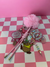 Load image into Gallery viewer, Gus Gus Signature Bag Charm | Snacks Mouse | Mouse Inspired | Princess Sidekick | Beaded Chain and Beaded Rope

