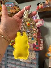 Load image into Gallery viewer, Forever Friends Signature Bag Charm | Beaded Rope &amp; Lace | Glass Beaded Chain with Acrylic Character |
