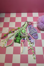 Load image into Gallery viewer, Pascal Bag Charm | Beaded Rope and Lace | Bedazzled | Pom Pom
