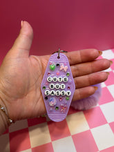 Load image into Gallery viewer, Pascal Bag Charm | Beaded Rope and Lace | Bedazzled | Pom Pom
