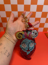 Load image into Gallery viewer, Sally Rhinestone Bag Charm | Nightmare Before Xmas | Jack and Sally | Park Bag Charm
