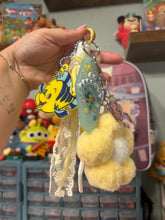 Load image into Gallery viewer, Flounder Bag Charm | Magic Inspired Yellow and Blue Fish | Mermaid Sidekick | Magic Inspired |
