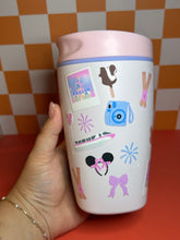 Load image into Gallery viewer, Owala Coffee Cup Parks Princess | Pastel Coffee Cup Castle Girly for the Parks
