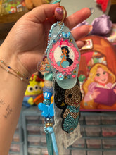 Load image into Gallery viewer, Magic Carpet Princess Signature Bag Charm | Beaded Rope Motel Keychain Bag Charms | Castle Inspired |
