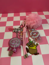 Load image into Gallery viewer, Gus Gus Signature Bag Charm | Snacks Mouse | Mouse Inspired | Princess Sidekick | Beaded Chain and Beaded Rope
