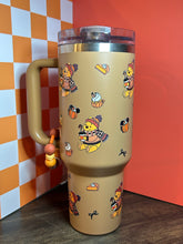 Load image into Gallery viewer, Cozy Season Hunny Bear Stanley with Beaded Charm | Pumpkin Spice Sipper Stanley |Light Brown Stanley
