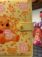 Load image into Gallery viewer, Honey Bear Concha A5 Notebook Binder | Conchas Mexican Treats | Butter Yellow

