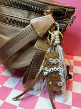 Load image into Gallery viewer, Bullseye Bum Bag + Bag Charm Set | Neutral Brown Bum Bag and Bag Charm | Cowgirl Vibes | Yeehaw Horse Bag Charm |
