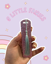 Load image into Gallery viewer, 3 Little Fairies Acrylic Bookmark Castle Princess Inspired Bookstagram Booktok Gift for her
