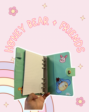 Load image into Gallery viewer, Honey Bear + Friends A6 Notebook | Magic Castle Inspired | Hunny | Daisies
