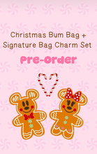 Load image into Gallery viewer, Christmas Gingerbread Mouse Bum Bag + Signature Bag Charm Pre-Order
